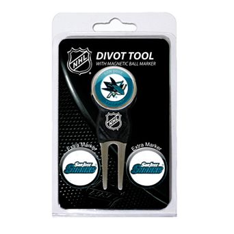 Team Golf San Jose Sharks 4 pc Divot Tool & Ball Marker Set