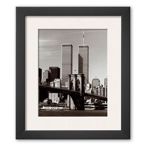 Art.com World Trade Center and Brooklyn Bridge Framed Art Print By Water Gritsik