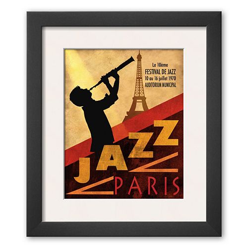 Art.com Jazz in Paris, 1970 Framed Art Print By Conrad Knutsen