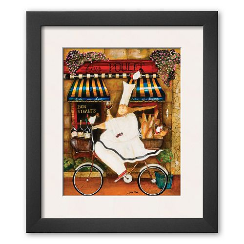 Art.com Chef in Paris Framed Art Print By Jennifer Garant