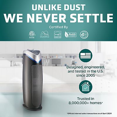 GermGuardian 22 Tower 4 in 1 Air Purifier with True HEPA Filter and UV C Model