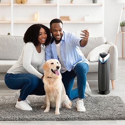 GermGuardian 22 Tower 4 in 1 Air Purifier with True HEPA Filter and UV C Model