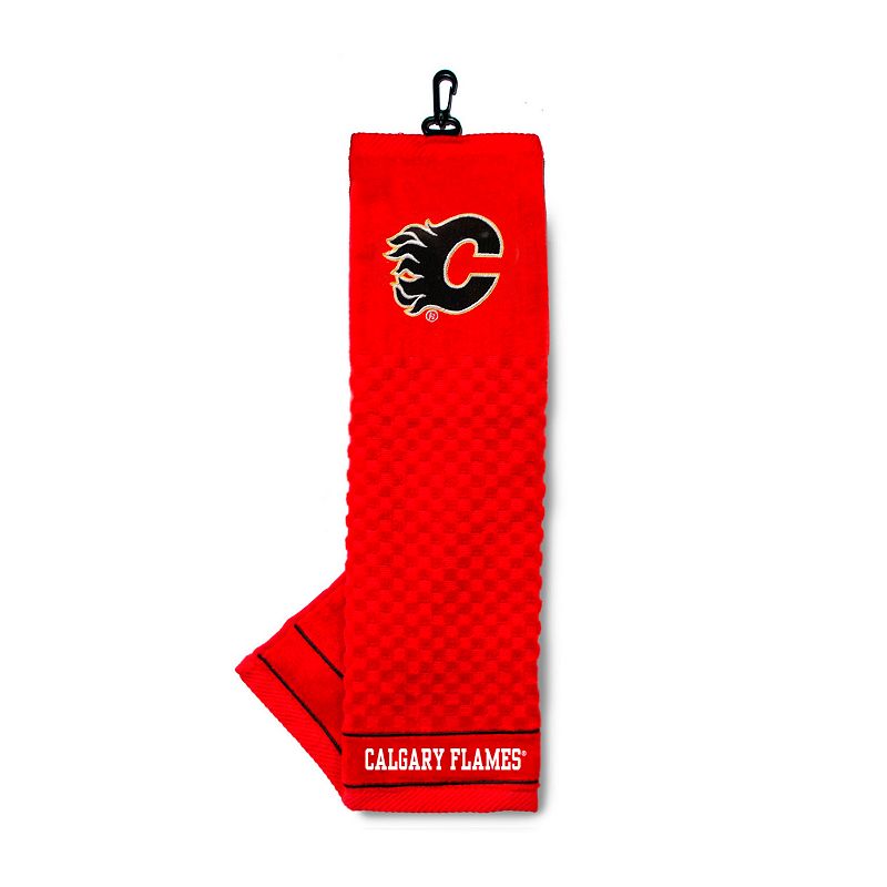 UPC 637556133106 product image for Team Golf Calgary Flames Embroidered Towel, Multicolor | upcitemdb.com