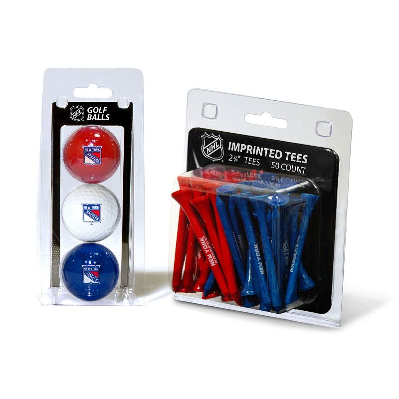 UPC 637556148995 product image for Team Golf New York Rangers Ball & Tee Set, Multicolor | upcitemdb.com