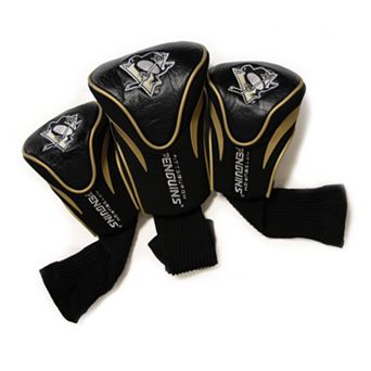 Team Golf Pittsburgh Penguins 3 pc Contour Head Cover Set