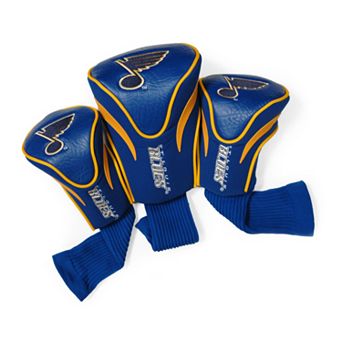 Team Golf St. Louis Blues 3 pc Contour Head Cover Set