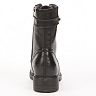 sonoma goods for life spotted women's high heel combat boots