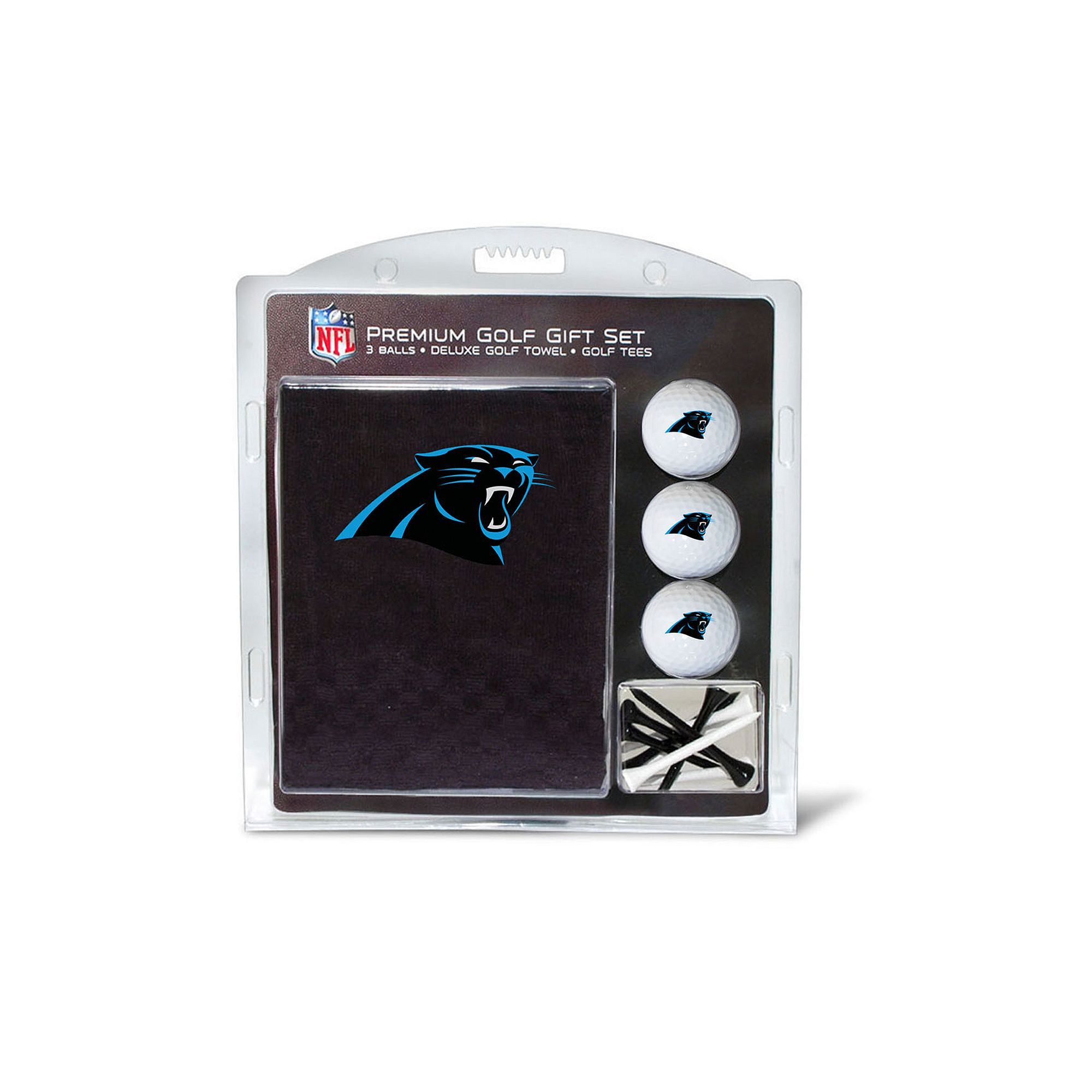 Team Golf Carolina Panthers Embroidered Towel Gift Set