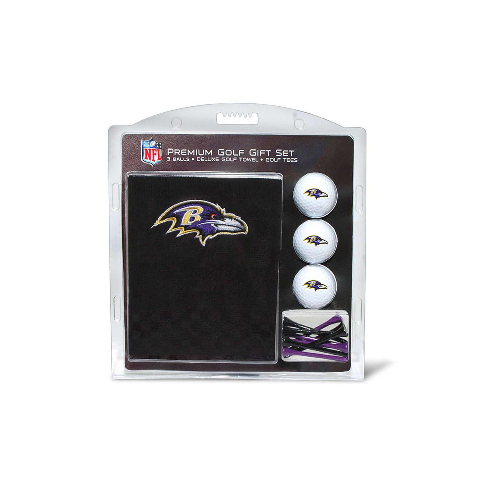 Team Golf Baltimore Ravens Embroidered Towel Gift Set