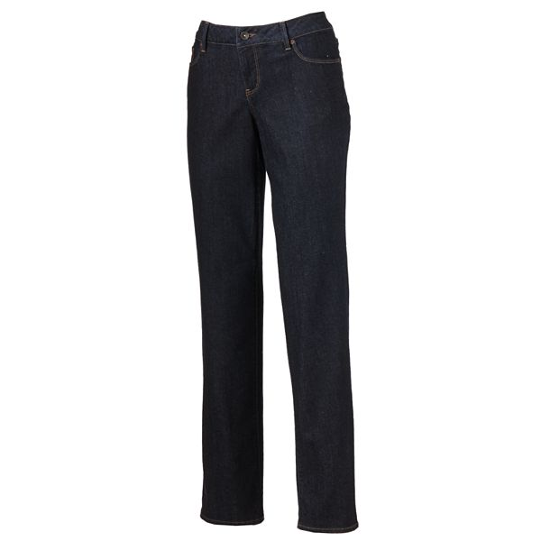 Kohls womens hot sale black jeans