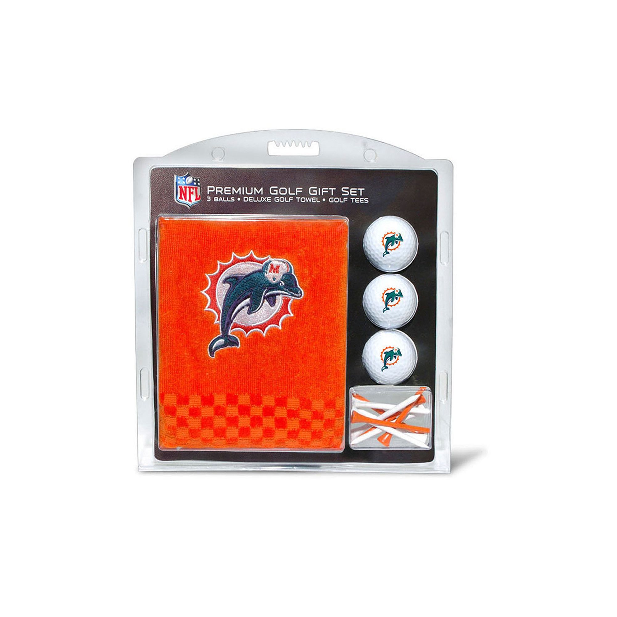 Team Golf Miami Dolphins Embroidered Towel Gift Set