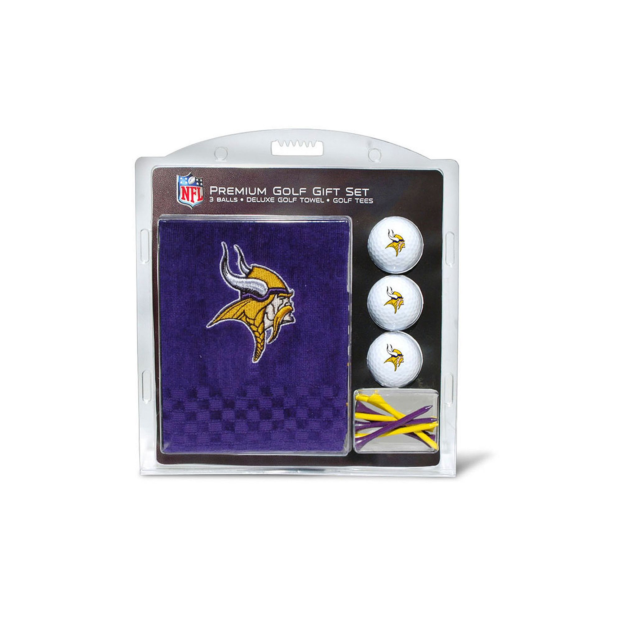 Team Golf Minnesota Vikings Embroidered Towel Gift Set