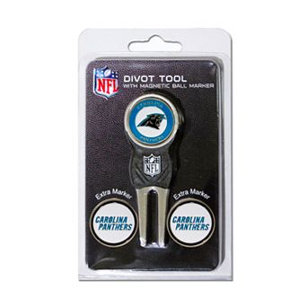 Team Golf Carolina Panthers 4 pc Divot Tool & Ball Marker Set