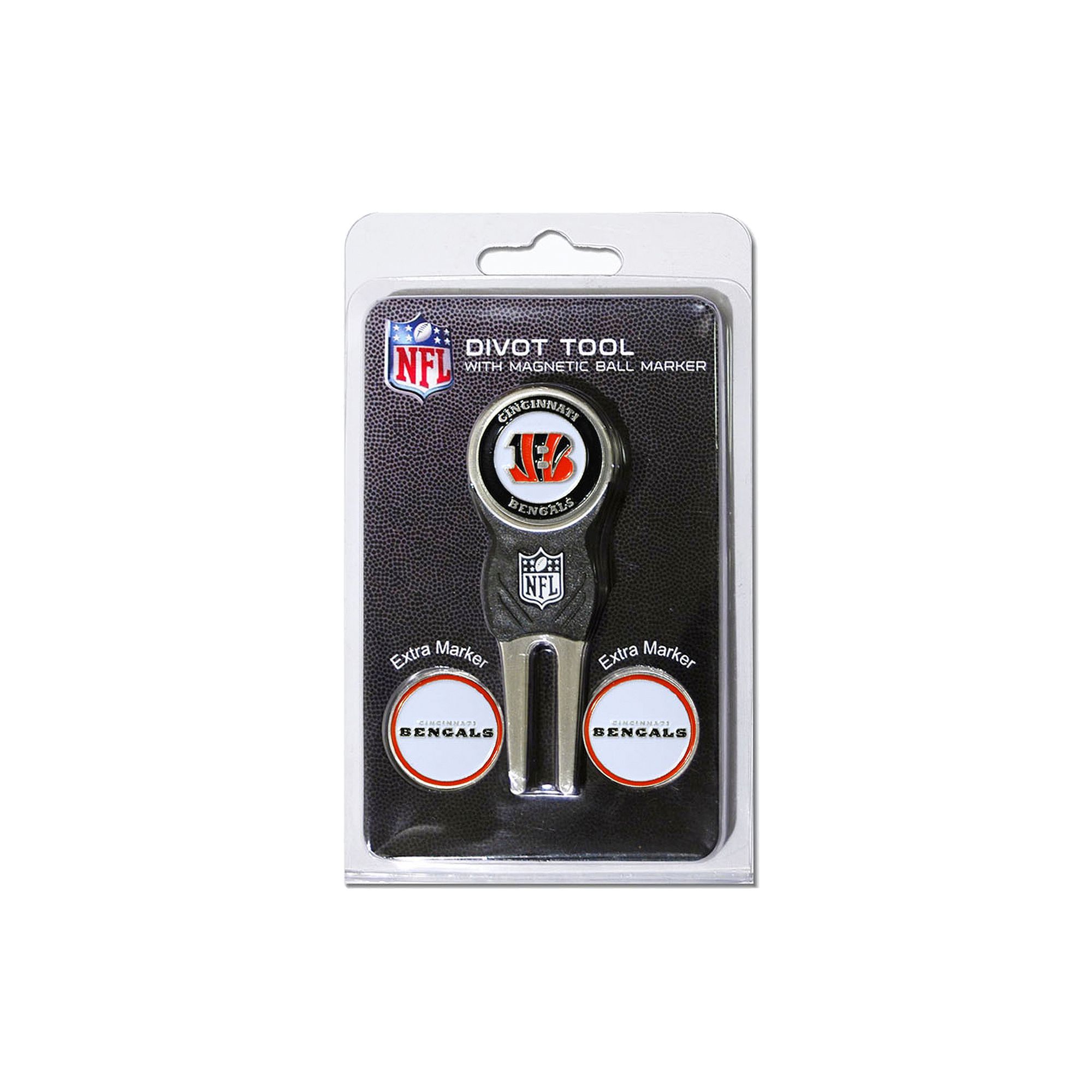 Team Golf Cincinnati Bengals 4-pc. Divot Tool & Ball Marker Set