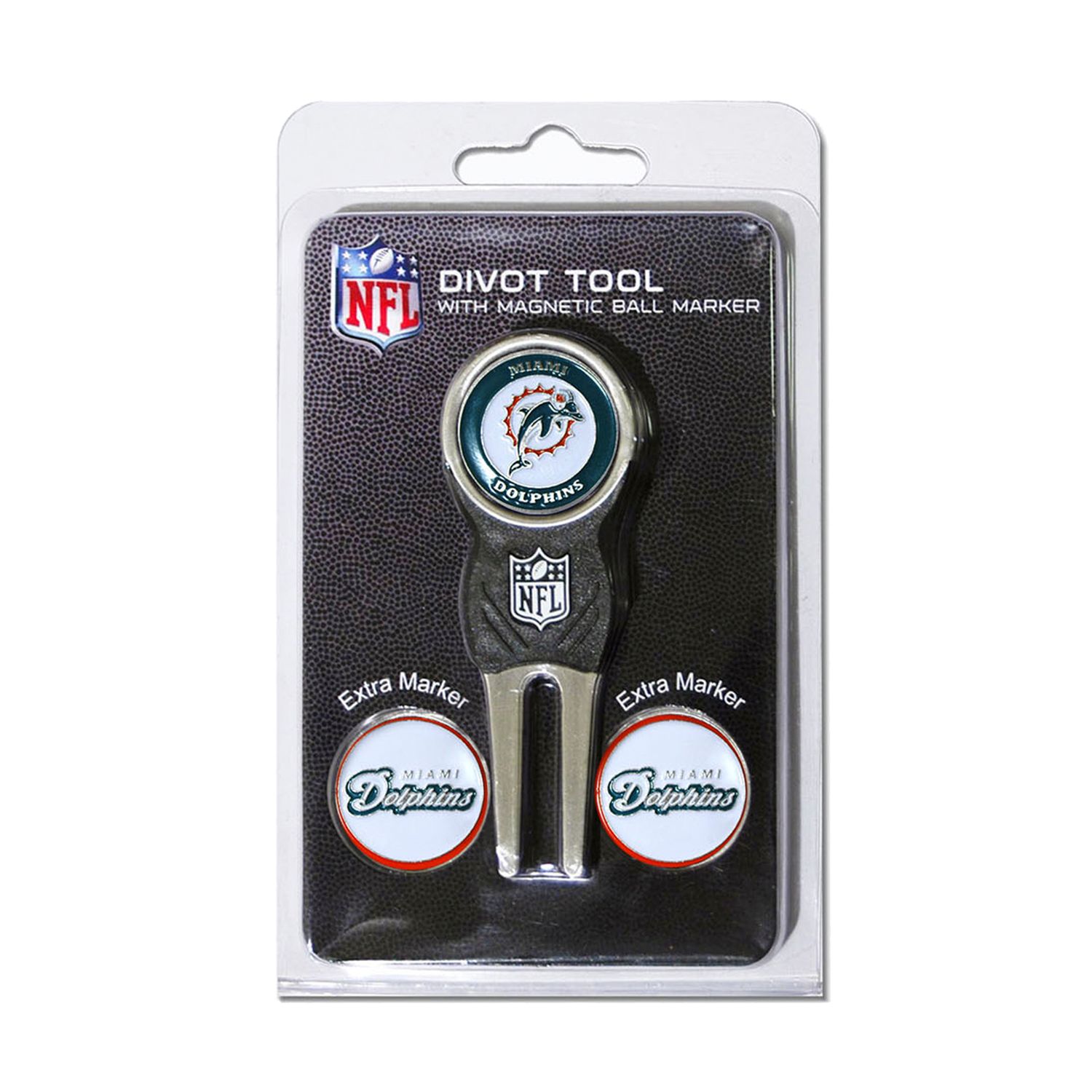 Team Golf Miami Dolphins Switchfix Divot Repair Tool