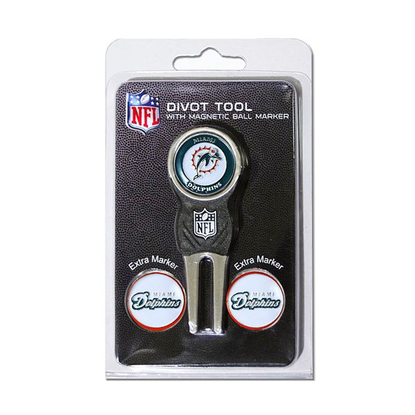 Team Golf Miami Dolphins 4-pc. Divot Tool & Ball Marker Set