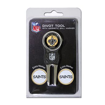 Team Golf New Orleans Saints 4 pc Divot Tool & Ball Marker Set