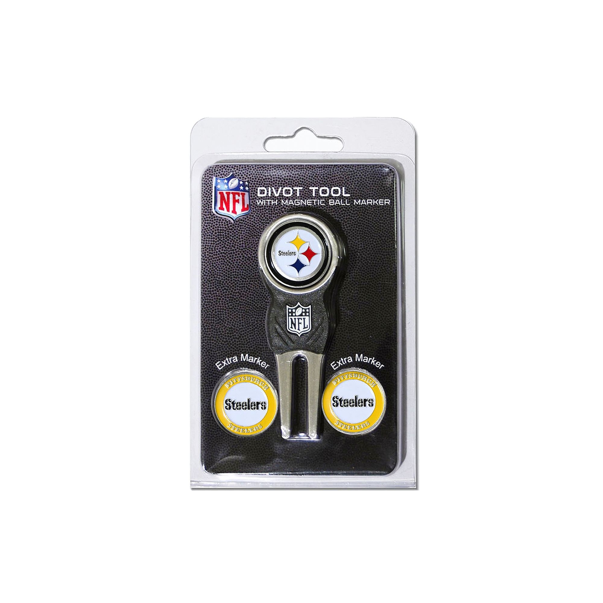 Team Golf Pittsburgh Steelers 4-pc. Divot Tool & Ball Marker Set