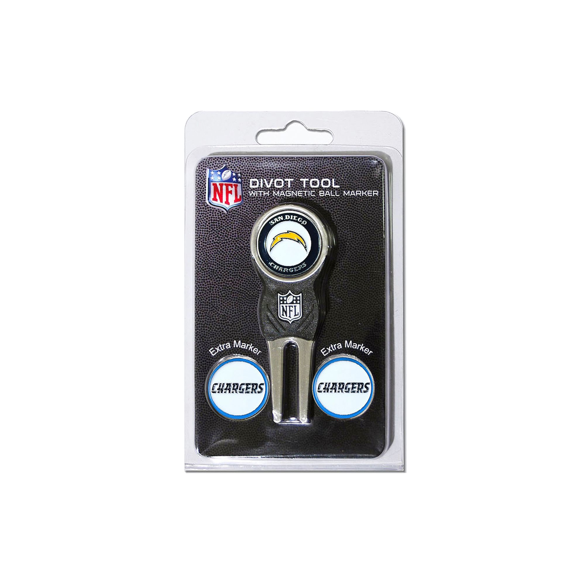 Team Golf San Diego Chargers 4-pc. Divot Tool & Ball Marker Set