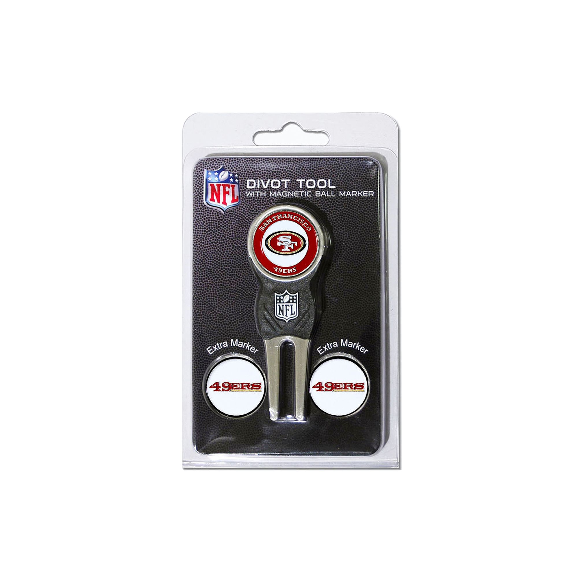 Team Golf San Francisco 49ers 4-pc. Divot Tool & Ball Marker Set