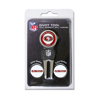 Team Golf San Francisco 49ers 4 pc Divot Tool & Ball Marker Set