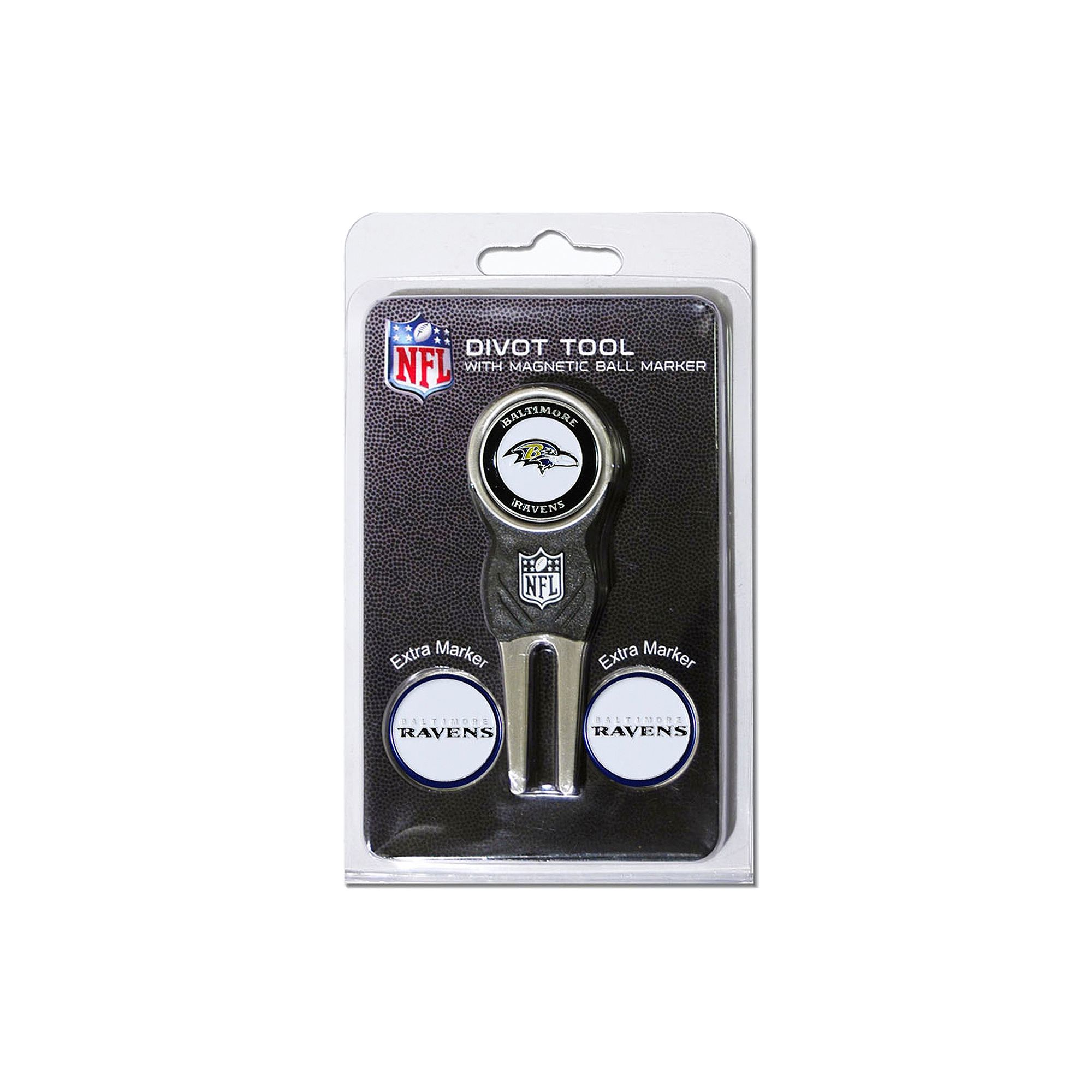 Team Golf Baltimore Ravens 4-pc. Divot Tool & Ball Marker Set