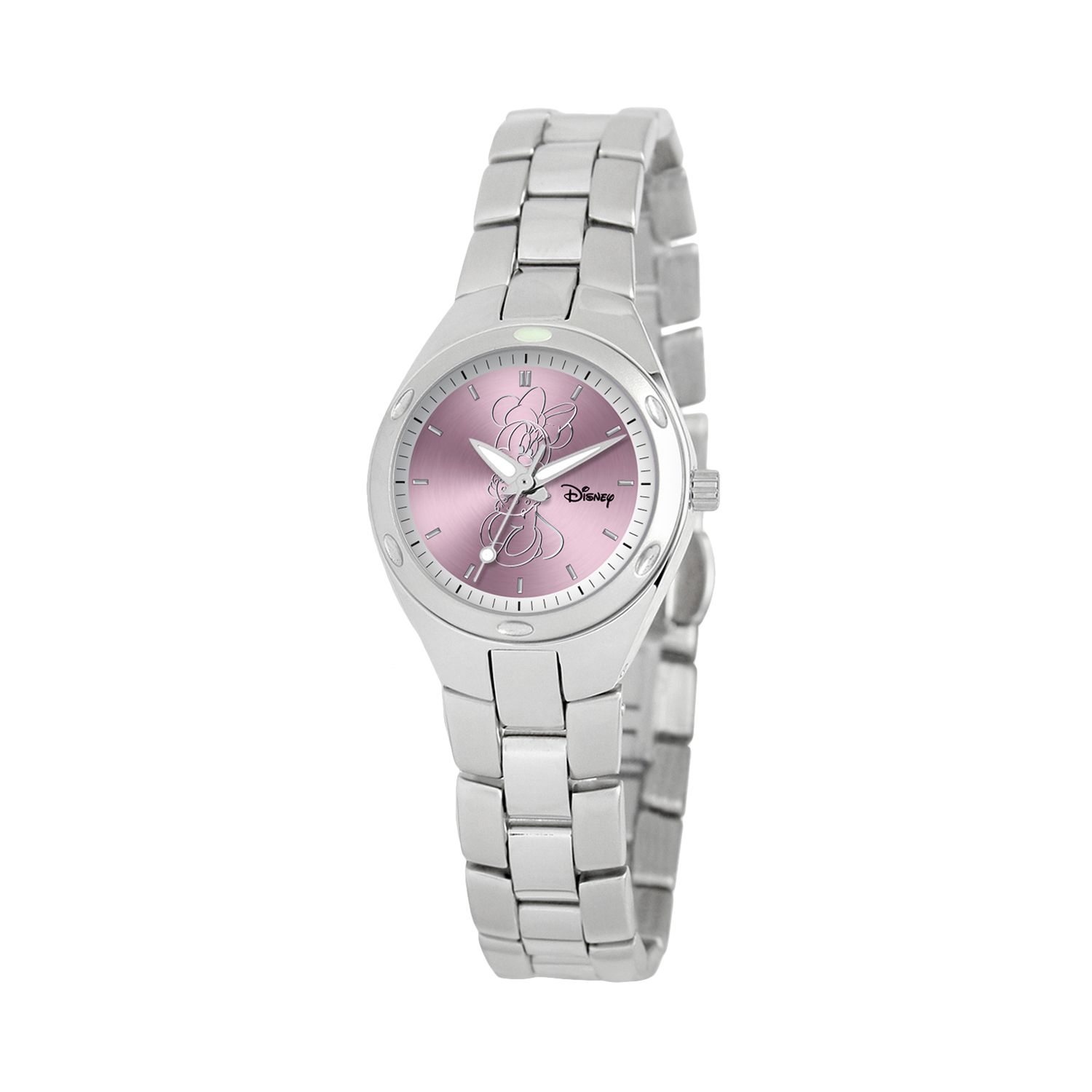 Image for Disney 's Minnie Mouse Silhouette Women's Stainless Steel Watch at Kohl's.