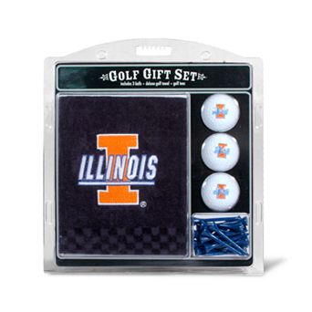 Team Golf Illinois Fighting Illini Embroidered Towel Gift Set