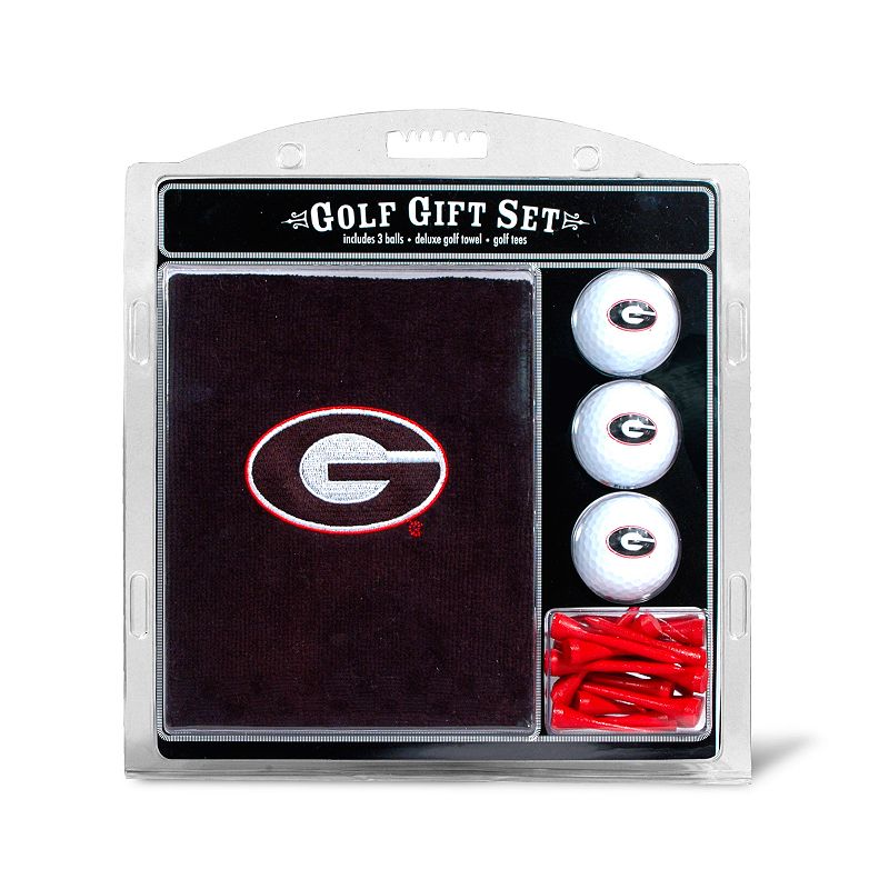 UPC 637556211200 product image for Team Golf Georgia Bulldogs Embroidered Towel Gift Set, Multicolor | upcitemdb.com