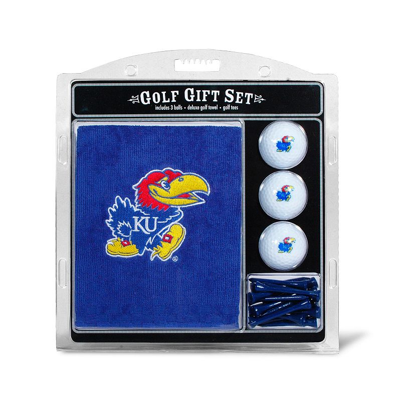 UPC 637556217202 product image for Team Golf Kansas Jayhawks Embroidered Towel Gift Set, Multicolor | upcitemdb.com