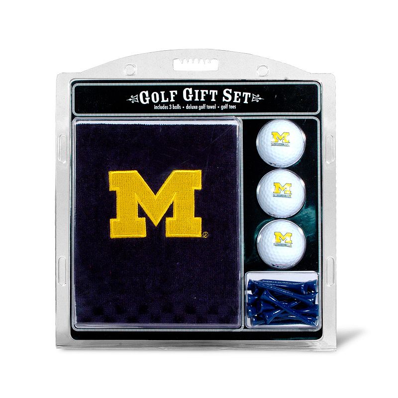Team Golf Michigan Wolverines Embroidered Towel Gift Set