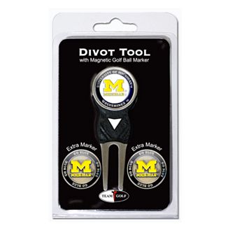 Team Golf Michigan Wolverines 4 pc Divot Tool & Ball Marker Set
