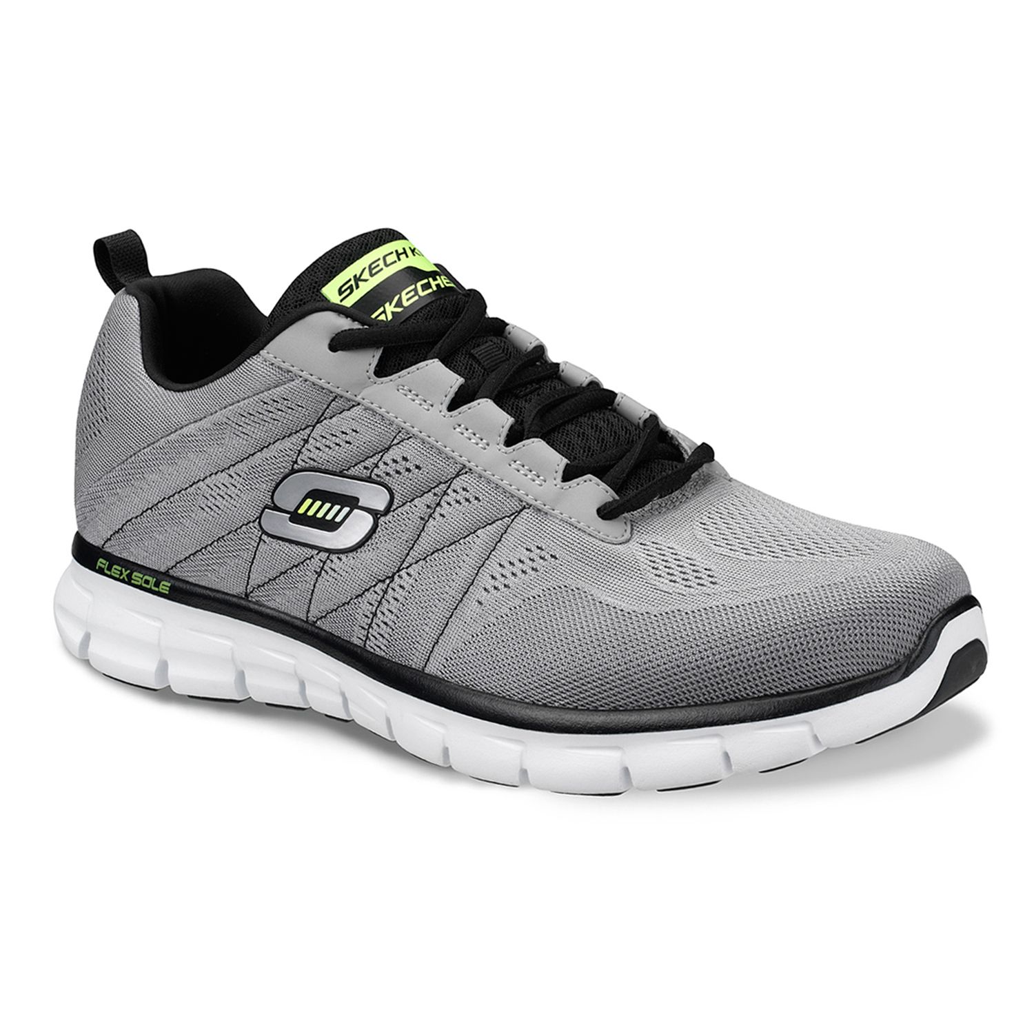 skechers synergy power switch memory foam trainers