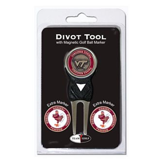 Team Golf Virginia Tech Hokies 4 pc Divot Tool & Ball Marker Set