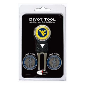 Team Golf West Virginia Mountaineers 4 pc Divot Tool & Ball Marker Set