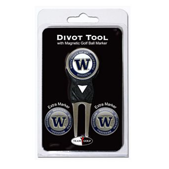 Team Golf Washington Huskies 4 pc Divot Tool & Ball Marker Set