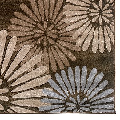 Linon Milan Floral Rug