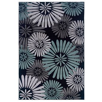 Linon Milan Floral Rug