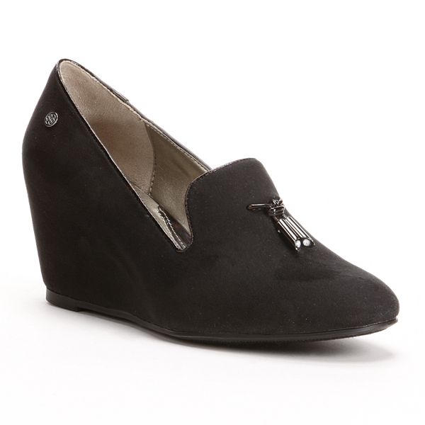 women's wedge loafers uk