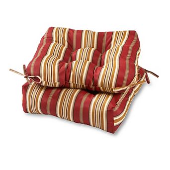Greendale Home Fashions 2 pk Square Outdoor Chair Pads