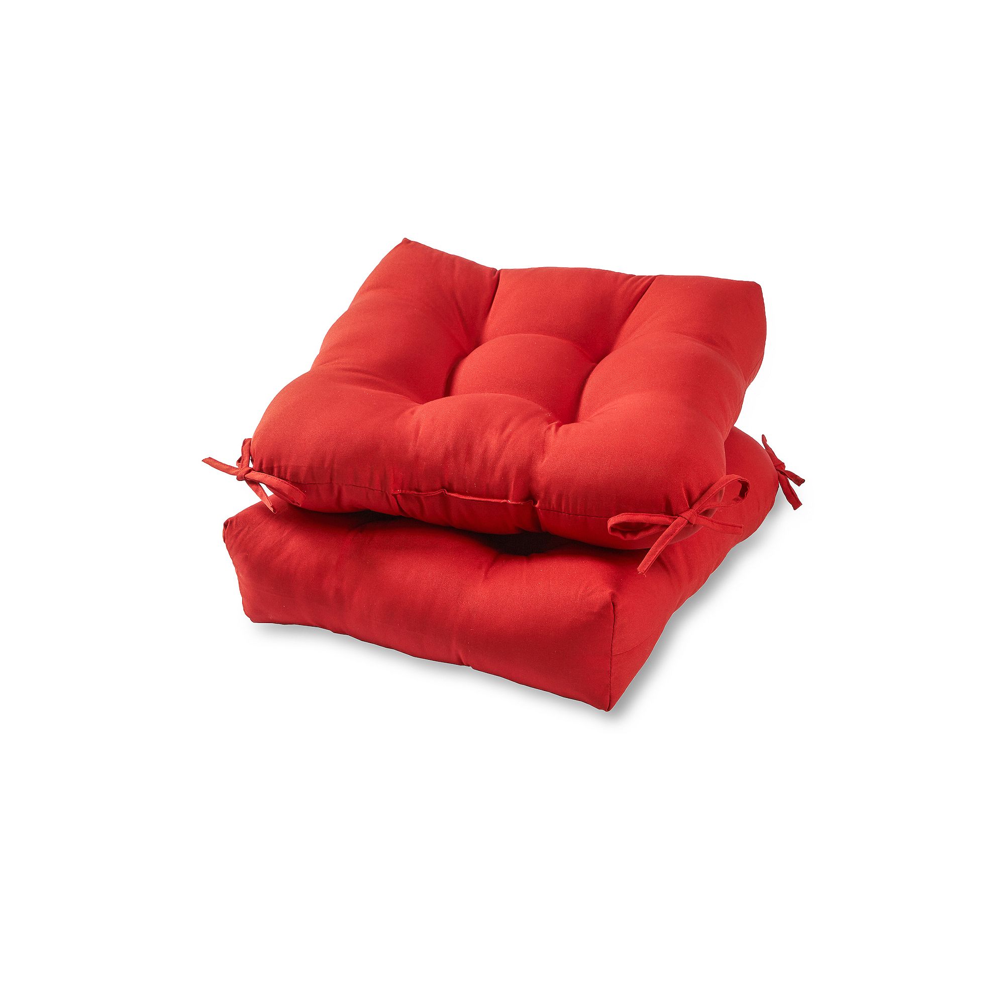 Greendale Home Fashions 2-pk. Square Outdoor Chair Pads, Salsa