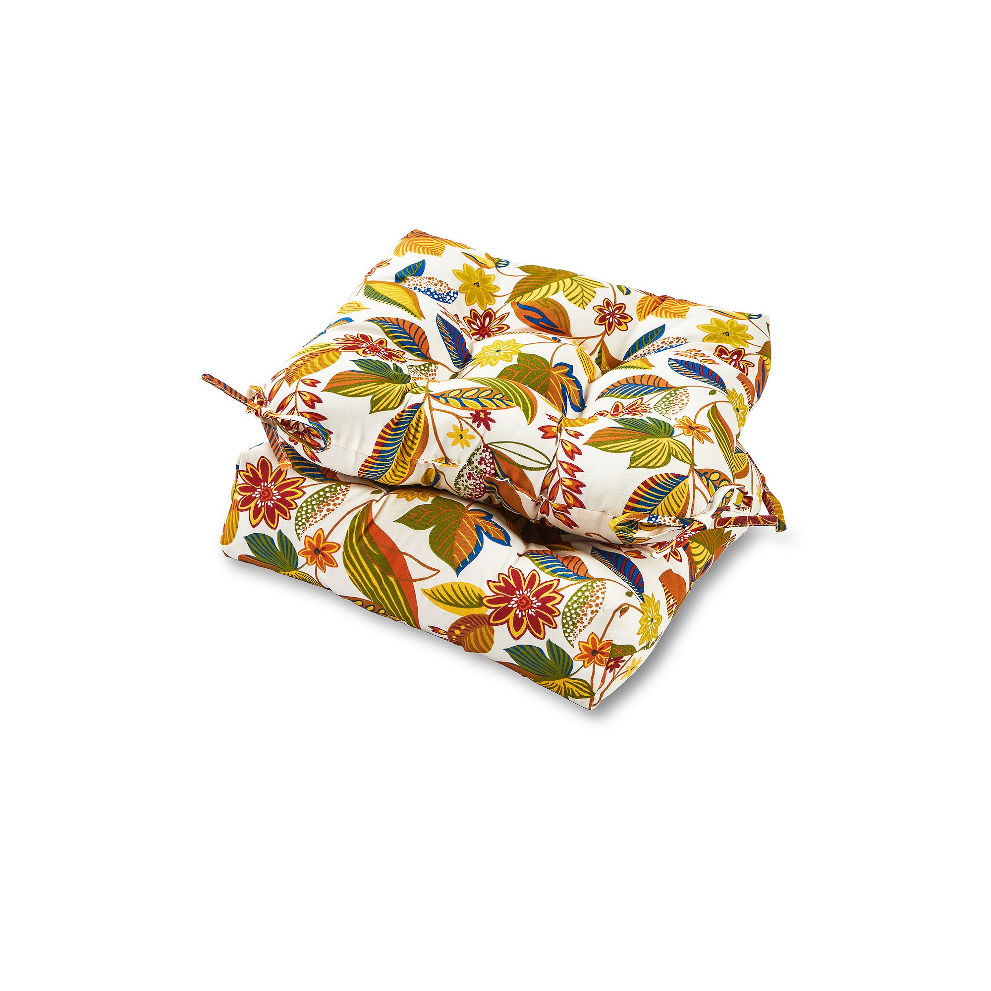 Greendale Home Fashions 2-pk. Square Outdoor Chair Pads, Skyworks