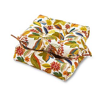 Greendale Home Fashions 2 pk Square Outdoor Chair Pads