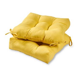 Greendale Home Fashions 2 pk Square Outdoor Chair Pads