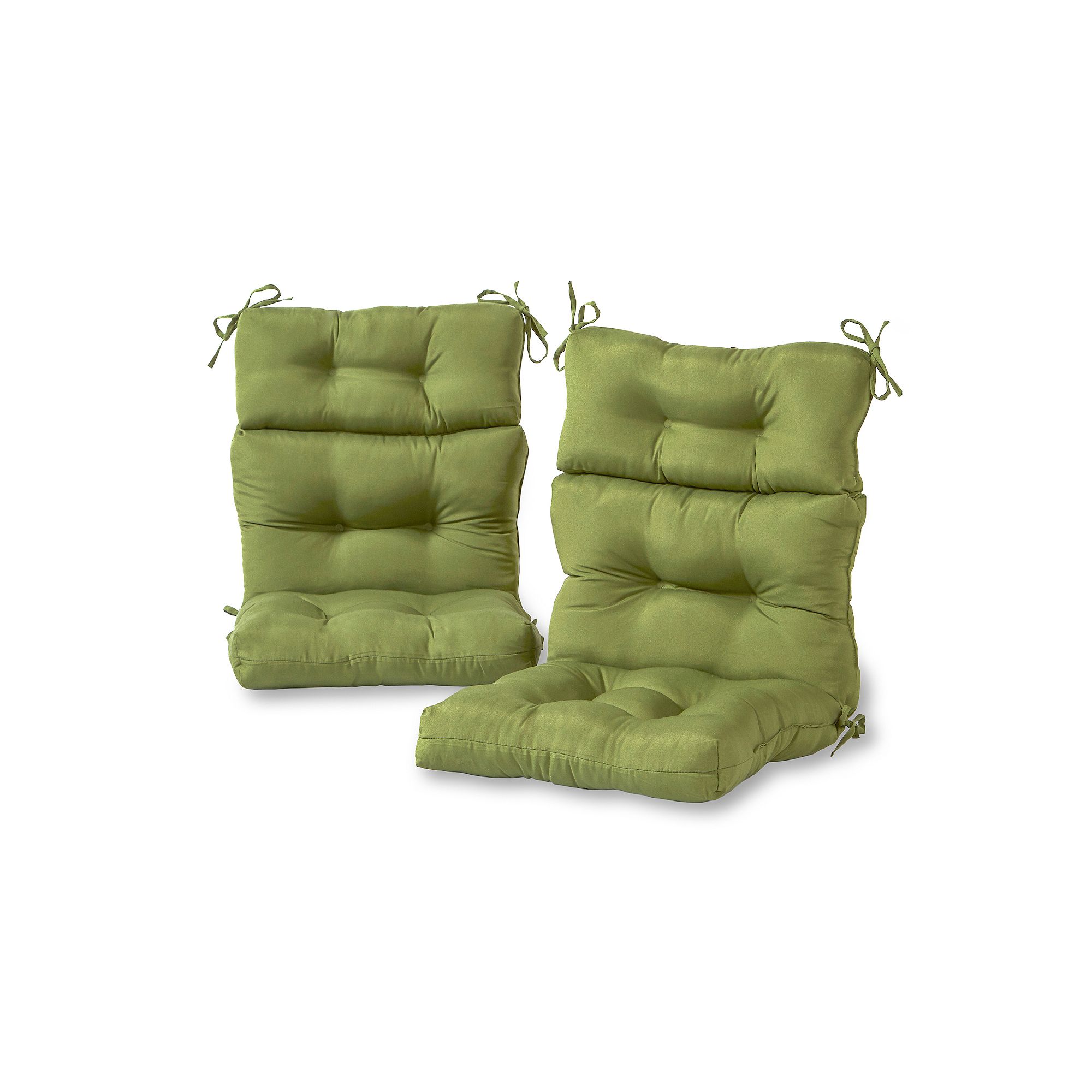 Greendale Home Fashions 2-pk. Outdoor Chair Pads, Hunter Green