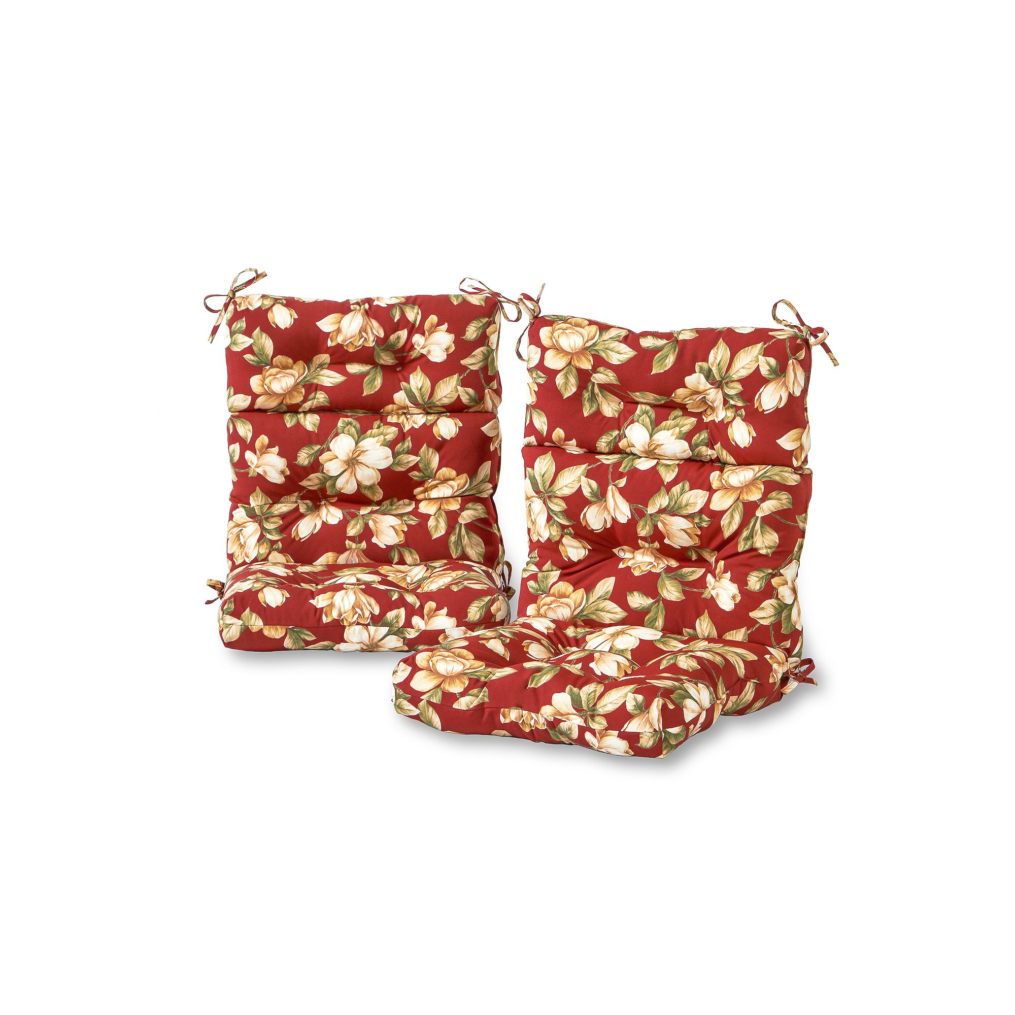 Greendale Home Fashions 2-pk. Outdoor Chair Pads, Roma Floral