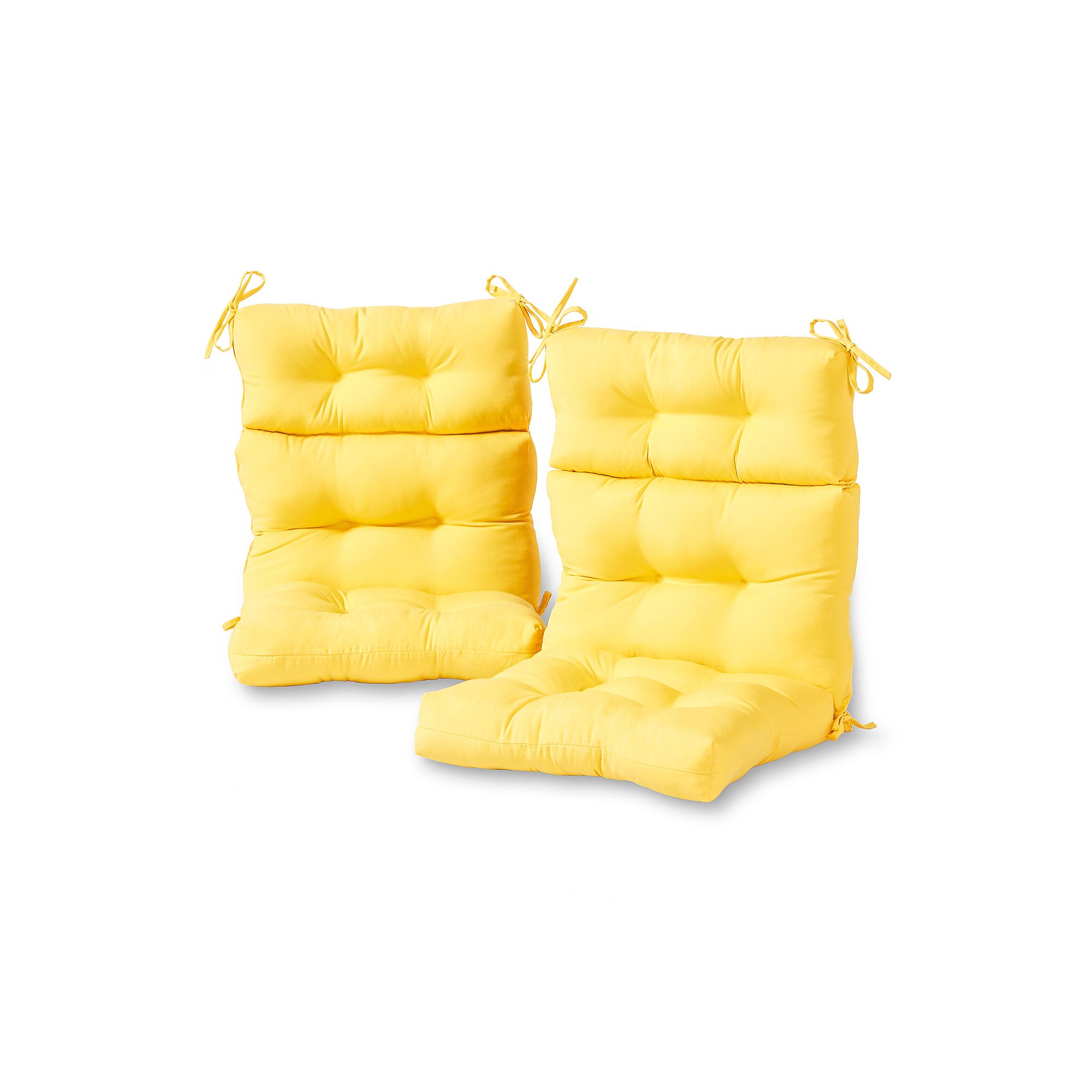 Greendale Home Fashions 2-pk. Outdoor Chair Pads, Sunglow