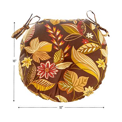 Greendale Home Fashions 4-pk. Round Chair Pads
