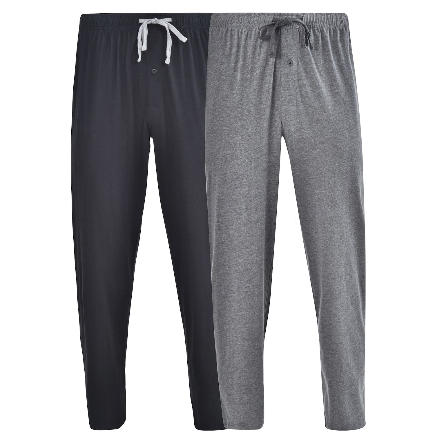Image for Hanes Big & Tall 2-pack Solid Knit Pajama Pants at Kohl's.