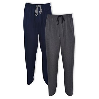 Big & Tall Hanes® 2-pack Solid Knit Pajama Pants